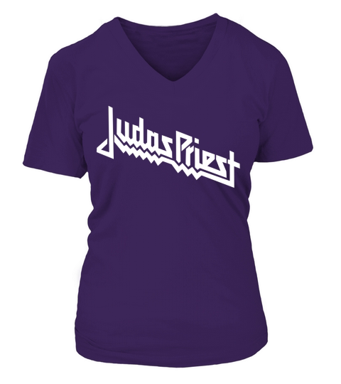 Judas Priest Band Tshirt V-neck T-Shirt Woman