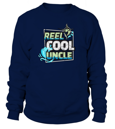 Reel Cool Uncle Fishing Fathers Day Women's Sweatshirt