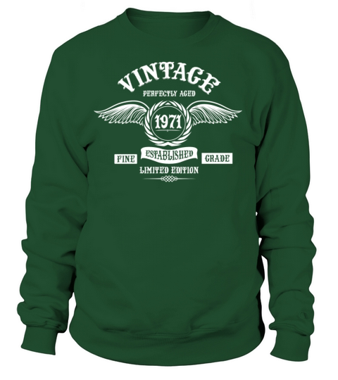 Vintage Perfectly Aged 1971 Women's Sweatshirt