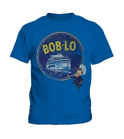 Vintage Retro Classic Cute Detroit Boblo Island Kids T-Shirt
