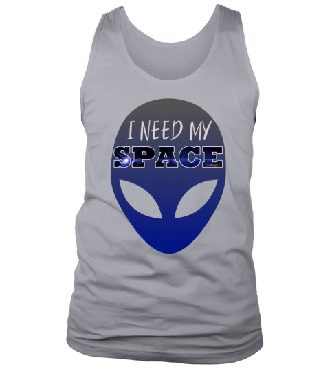I Need My Space - Alien Head T-Shirt Gift Men's Tank Top