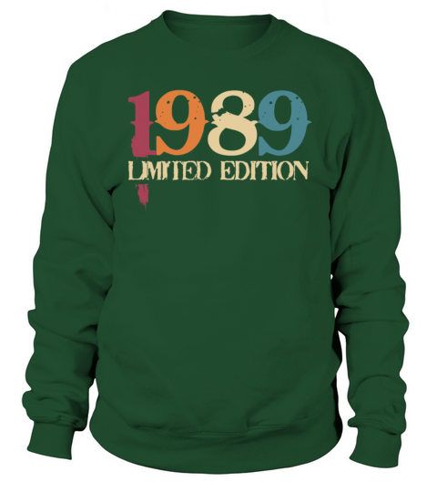 31st birthday 31 years gift born 1989 Women's Sweatshirt