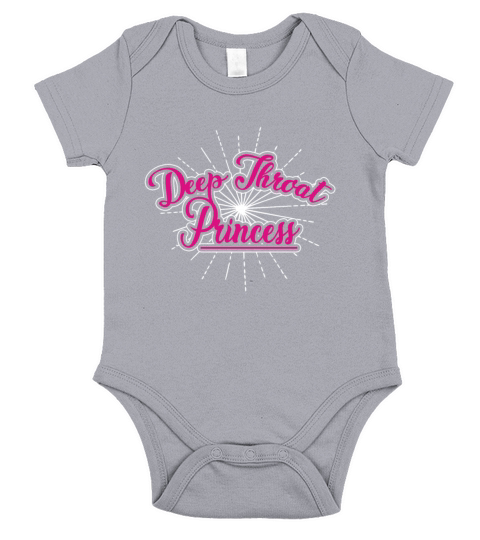 Deep Throat Princess Vintage Schniblow funny gift Short Sleeve Baby One-Piece