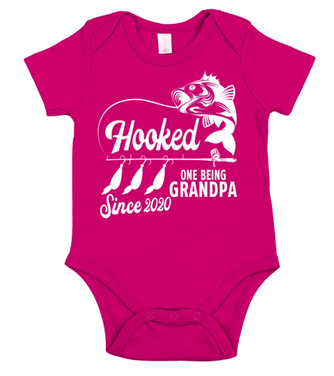 Hooked One Being Grandpa Short Sleeve Baby One-Piece