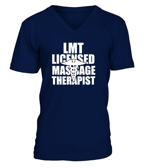 LMT Licensed Massage Therapist Chiropractor Men's V-Neck T-shirt