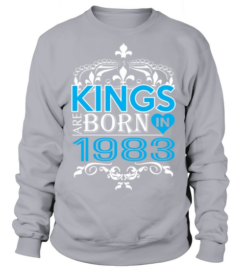 Kings Are Born In 1983 Happy Fathers Day Women's Sweatshirt