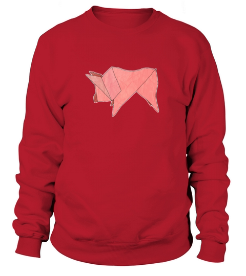 Origami Pig Women's Sweatshirt