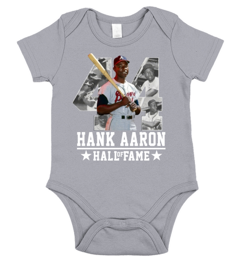 Hank Aaron Hall Of Fame Short Sleeve Baby One-Piece