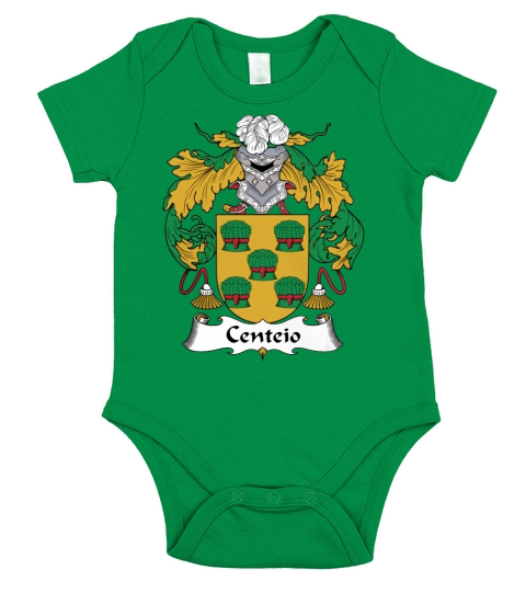 Centeio Family Crest Portuguese Family Crests Short Sleeve Baby One-Piece