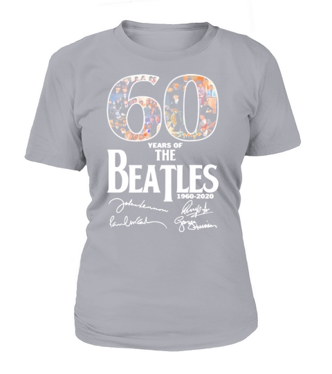 60 years of The Beatles 1960-2020 all signature T-Shirt Woman