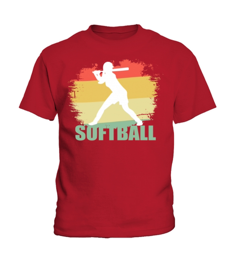 Vintage Softball Tshirt Kids T-Shirt