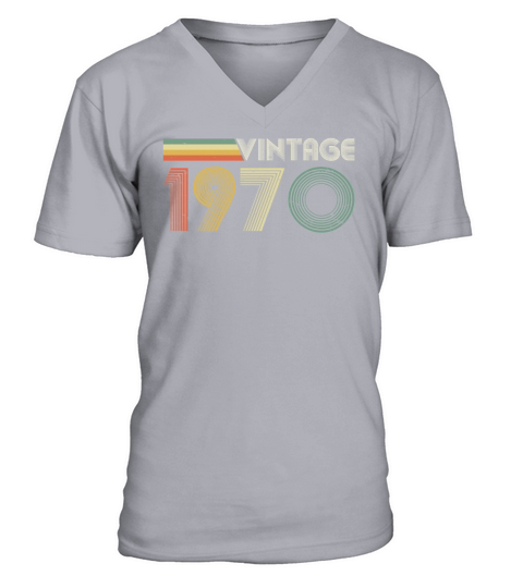Vintage 1970 Men's V-Neck T-shirt