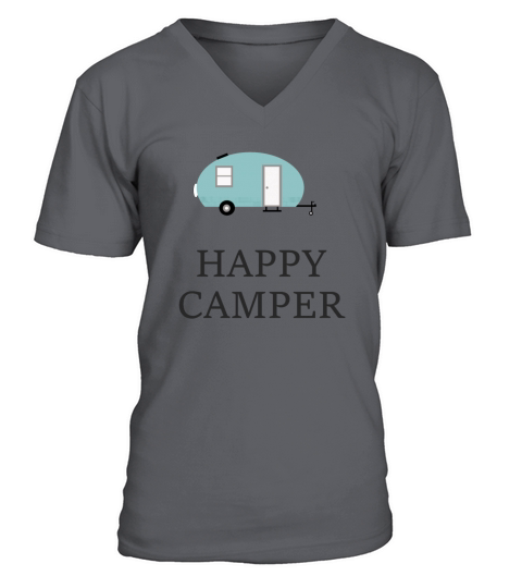 happy camper Men's V-Neck T-shirt