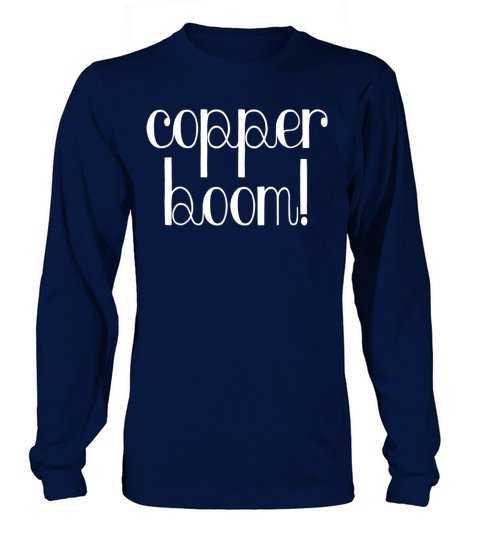 Copper Boom Men's Long Sleeve