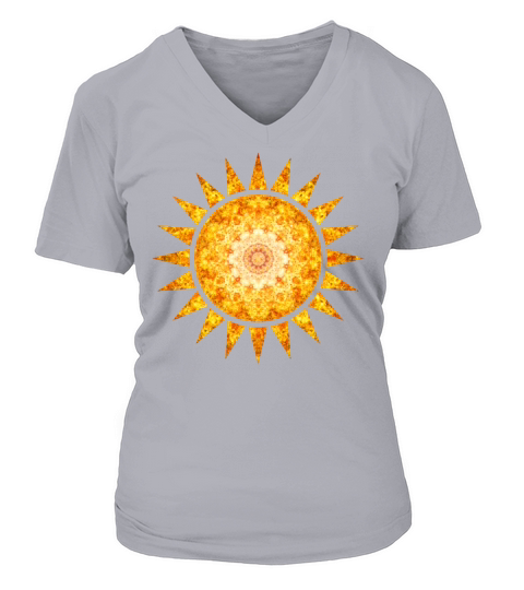 Colored Sun Women's V-Neck T-shirt