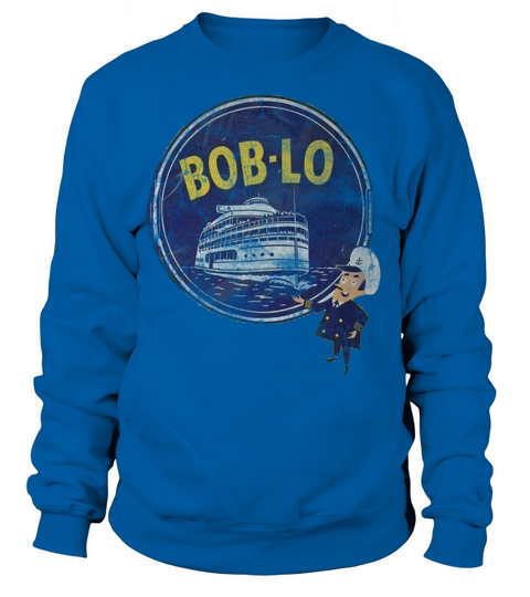 Vintage Retro Classic Cute Detroit Boblo Island Women's Sweatshirt