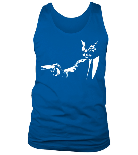 Grumpy Cat with a gun Men's Tank Top