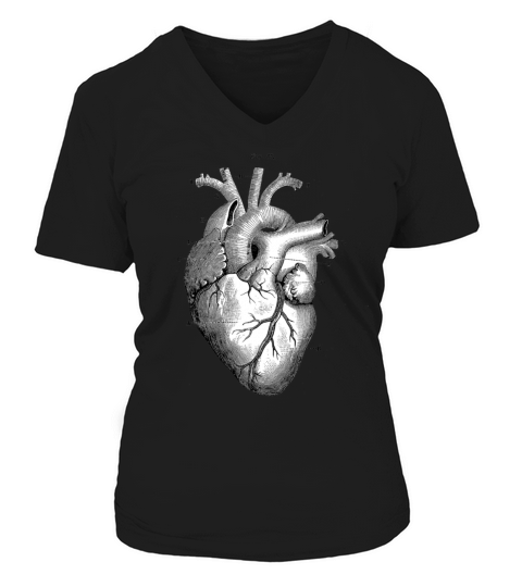 Anatomically correct heart Women's V-Neck T-shirt