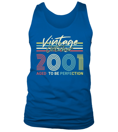 October 2001 Vintage Perfection Men's Tank Top