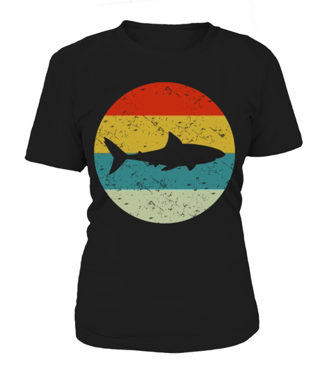 retro vintage shark Women's T-Shirt
