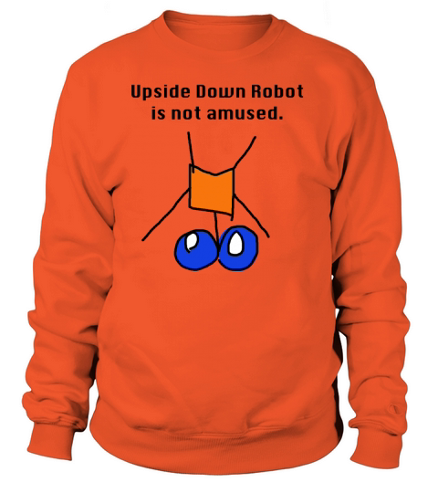 Upside Down Robot Women's Sweatshirt