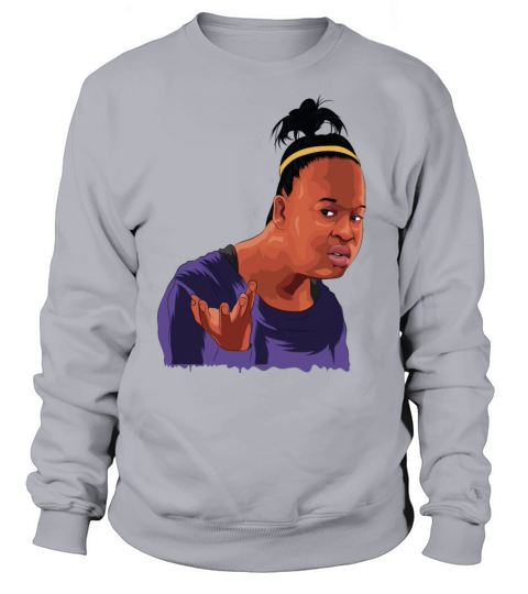 Confused Black Girl Meme Women's Sweatshirt