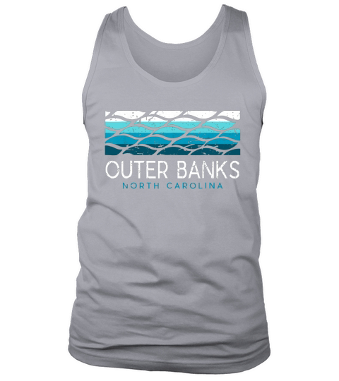 Outer Banks North Carolina T Shirt OBX NC Water Vintage Tank Top Unisex