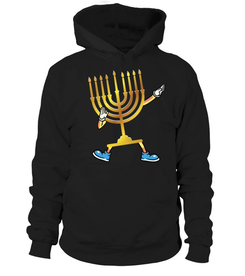 Dabbing Menorah Hanukkah Dancing Chanukah Kids Women's Hoodie