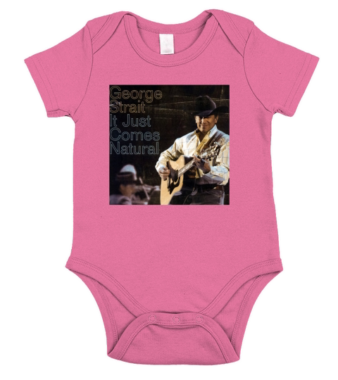 George Strait Its Just Comes Natural Short Sleeve Baby One-Piece