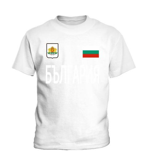 BULGARIA T-shirt Bulgarian Flag Tee Cyrillic Travel Souvenir Kids T-Shirt