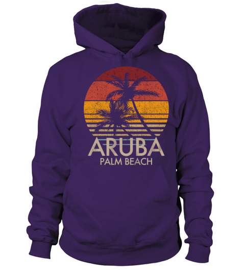 Palm Beach Aruba Spring Break Palms A Men's Hoodie