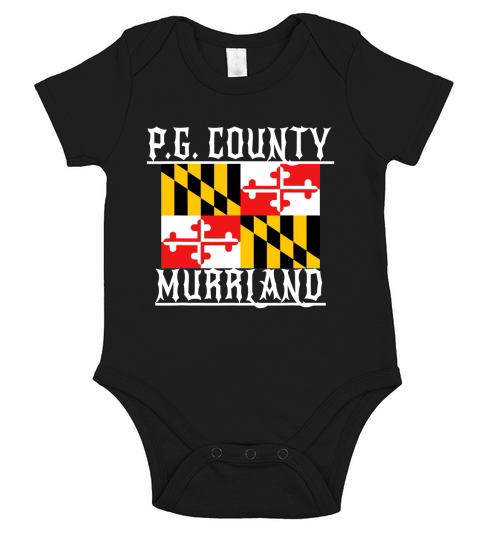 Prince Georges Maryland Murrland DMV Gogo County Rep Short Sleeve Baby One-Piece