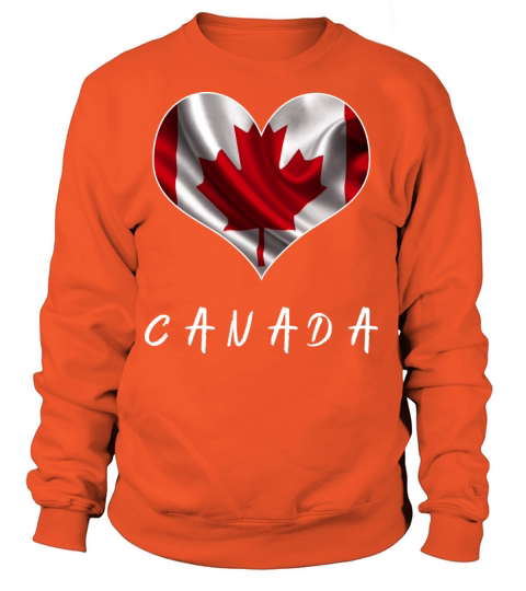 Canada Love Flag Women's Sweatshirt