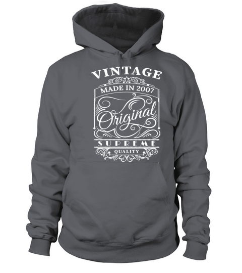 Vintage Made in 2007 Original Women's Hoodie