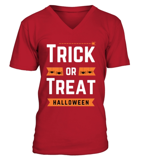 Trick or Treat Men's V-Neck T-shirt