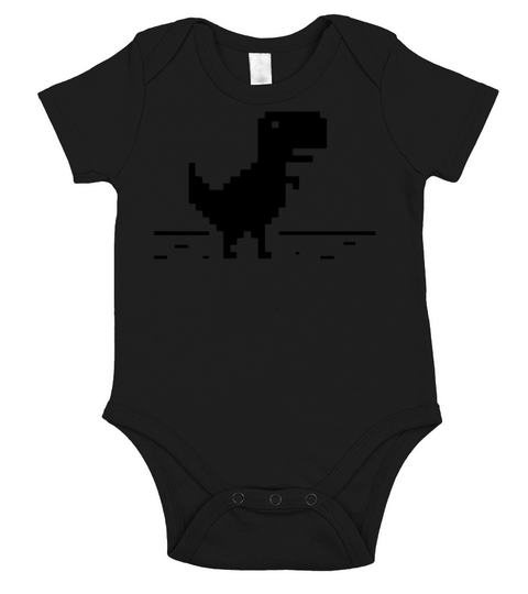 Chromosaur Short Sleeve Baby One-Piece