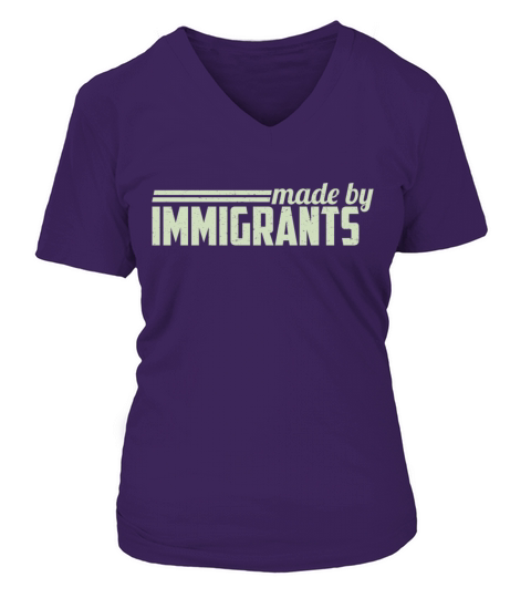 Made By Immigrants Women's V-Neck T-shirt