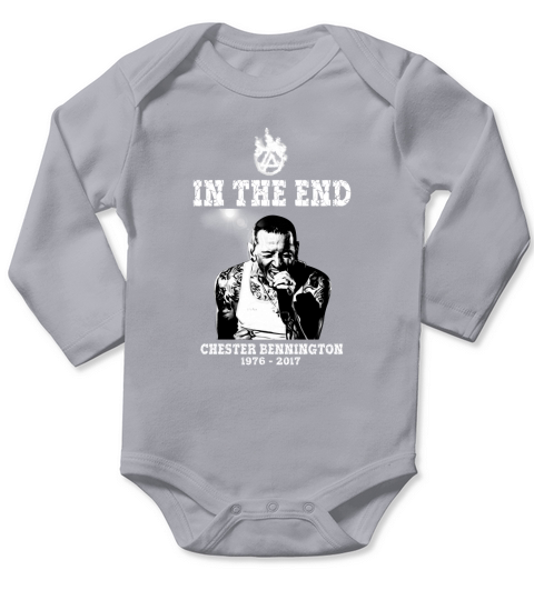 In The End Chester Bennington Long Sleeve Baby One-Piece