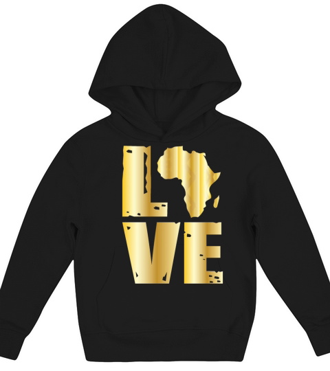 Black history month Black lives matter gold Kids Hoodie