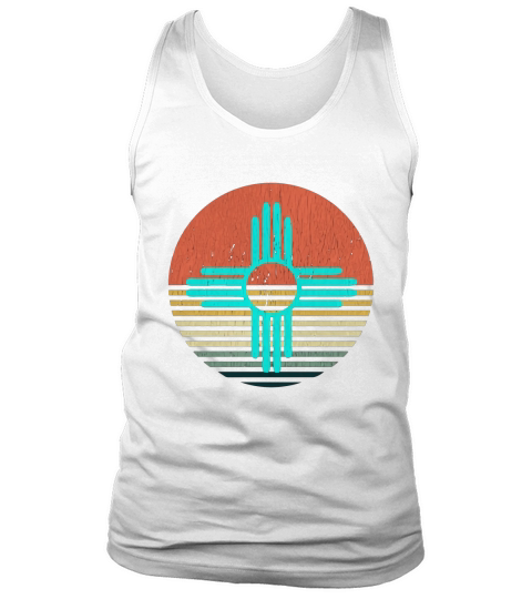 Vintage New Mexico Turquoise Zia Tank Top Unisex