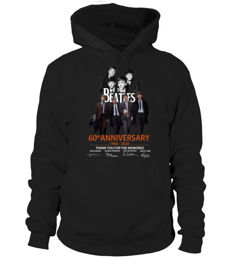The Beatles 60th Anniversary Thank You For The Memories Hoodie Unisex