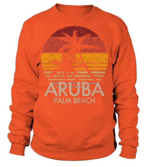 Palm Beach Aruba Spring Break Palms A Men's Sweatshirt