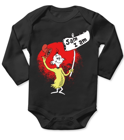 Dr Seuss Sam I Am T-Shirt Long Sleeve Baby One-Piece