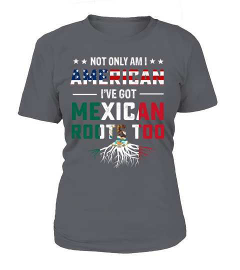Mexican American roots flag T-shirt Women's T-Shirt