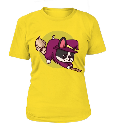 Witch costume Halloween horror broom witches Women's T-Shirt