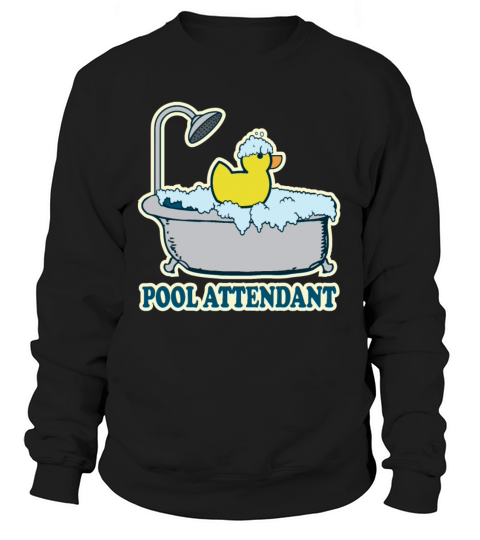 Pool attendant rubber duck Women's Sweatshirt