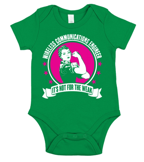 Wireless Communications Engineer Short Sleeve Baby One-Piece