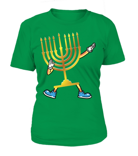 Dabbing Menorah Hanukkah Dancing Chanukah Kids Women's T-Shirt