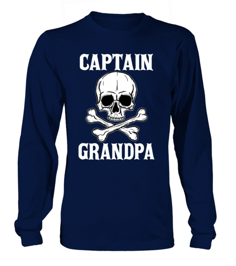 Captain Grandpa Boat Owner Design Gift Women's Long Sleeve