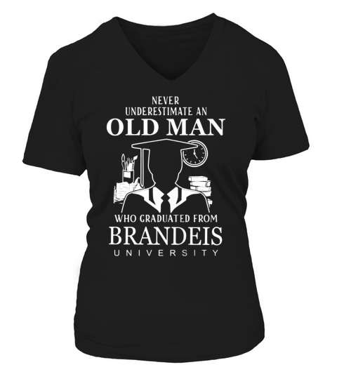 Brandeis University V-neck T-Shirt Woman